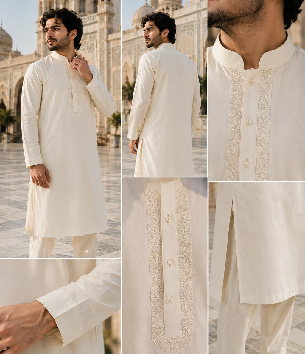 Winter Prestige Embroidered - Arctic CREAM WP-E-03