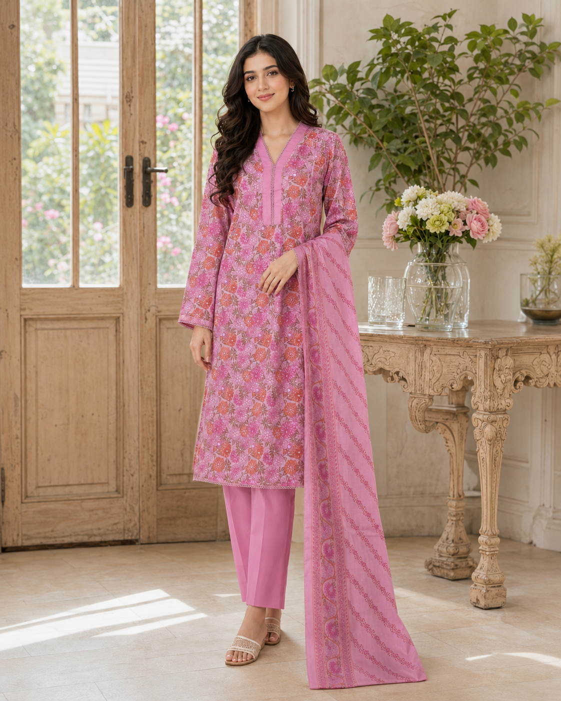 Dilkash Wrinkle Free D-1577-C