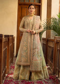 Luxury Handworked Marori Organza 3PC | Crystal Dupatta + Rawsilk Trouser - Stitched