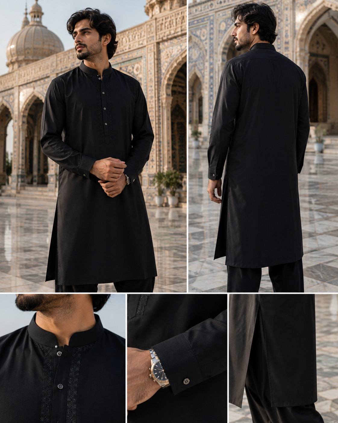 Winter Prestige Embroidered - Arctic BLACK WP-E-02