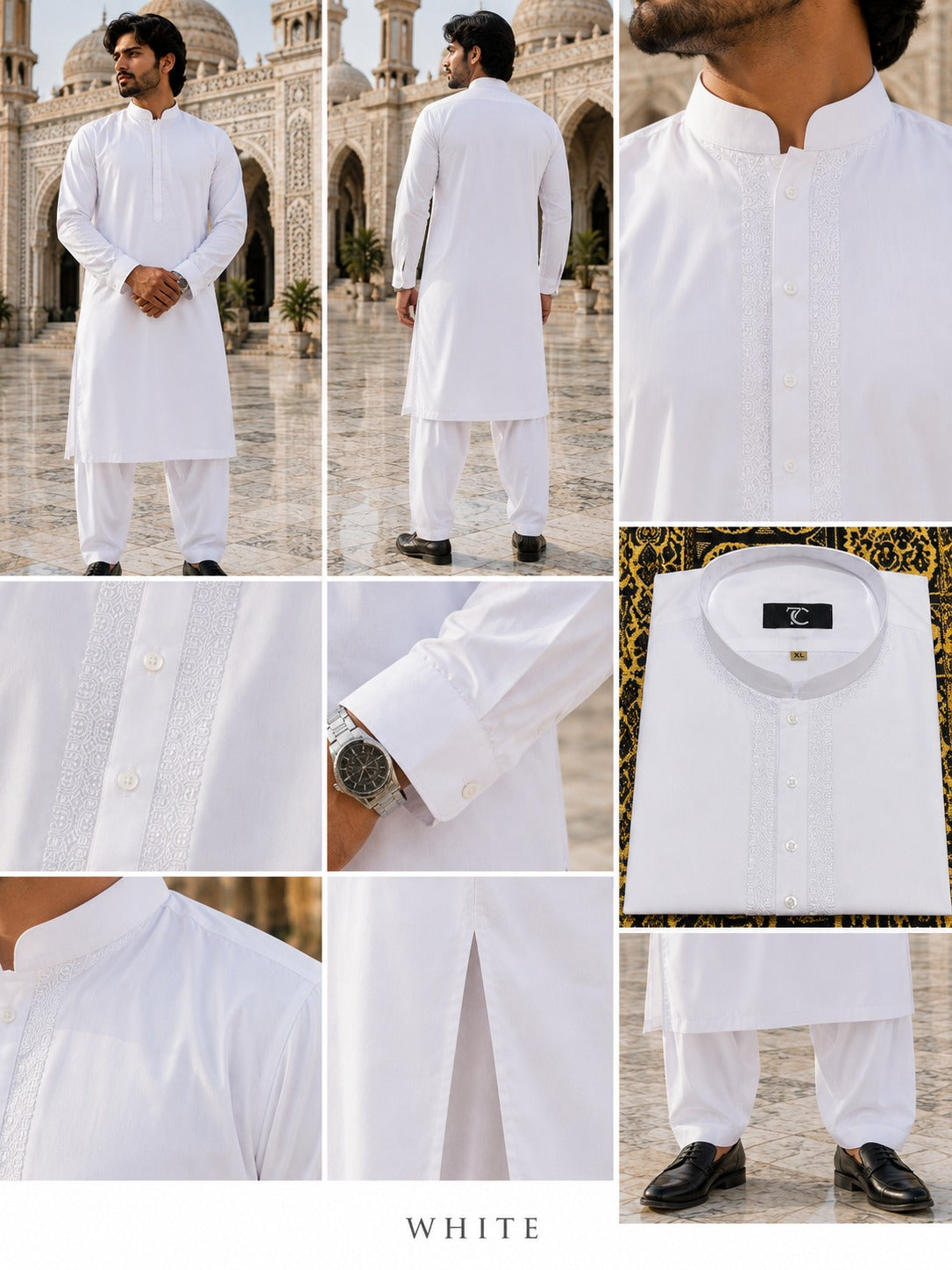 Winter Prestige Embroidered - Arctic White WP-E-01