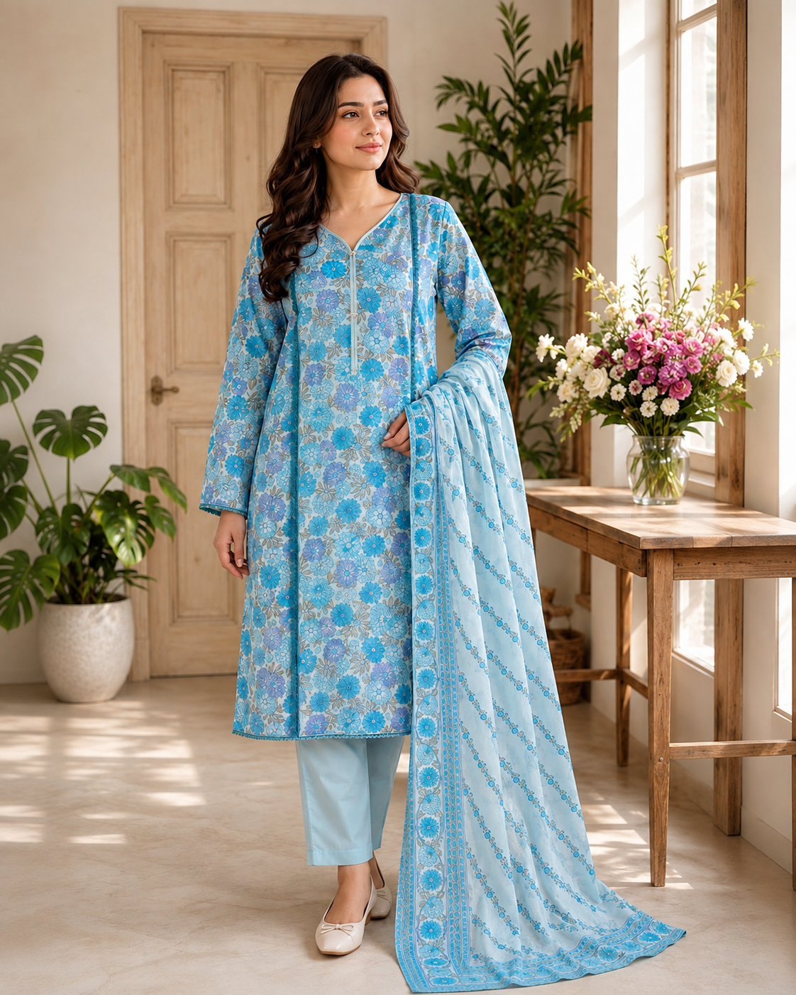 Dilkash Wrinkle Free D-1577-B