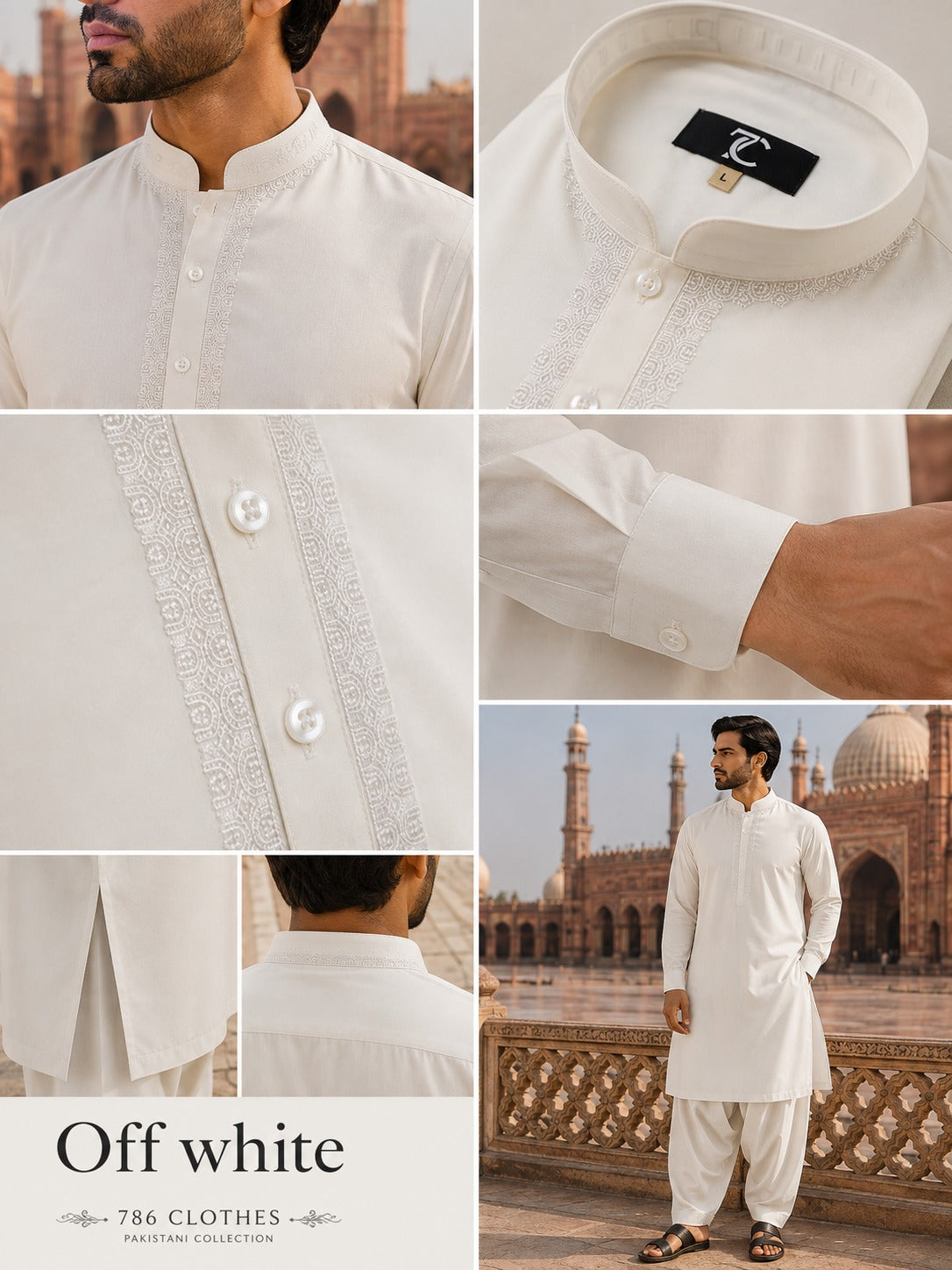 Winter Prestige Embroidered - Arctic OFF WHITE WP-E-04