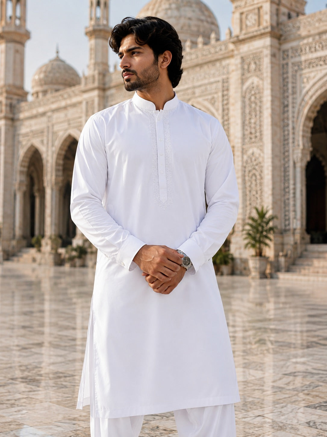 Winter Prestige Embroidered - Arctic White WP-E-01