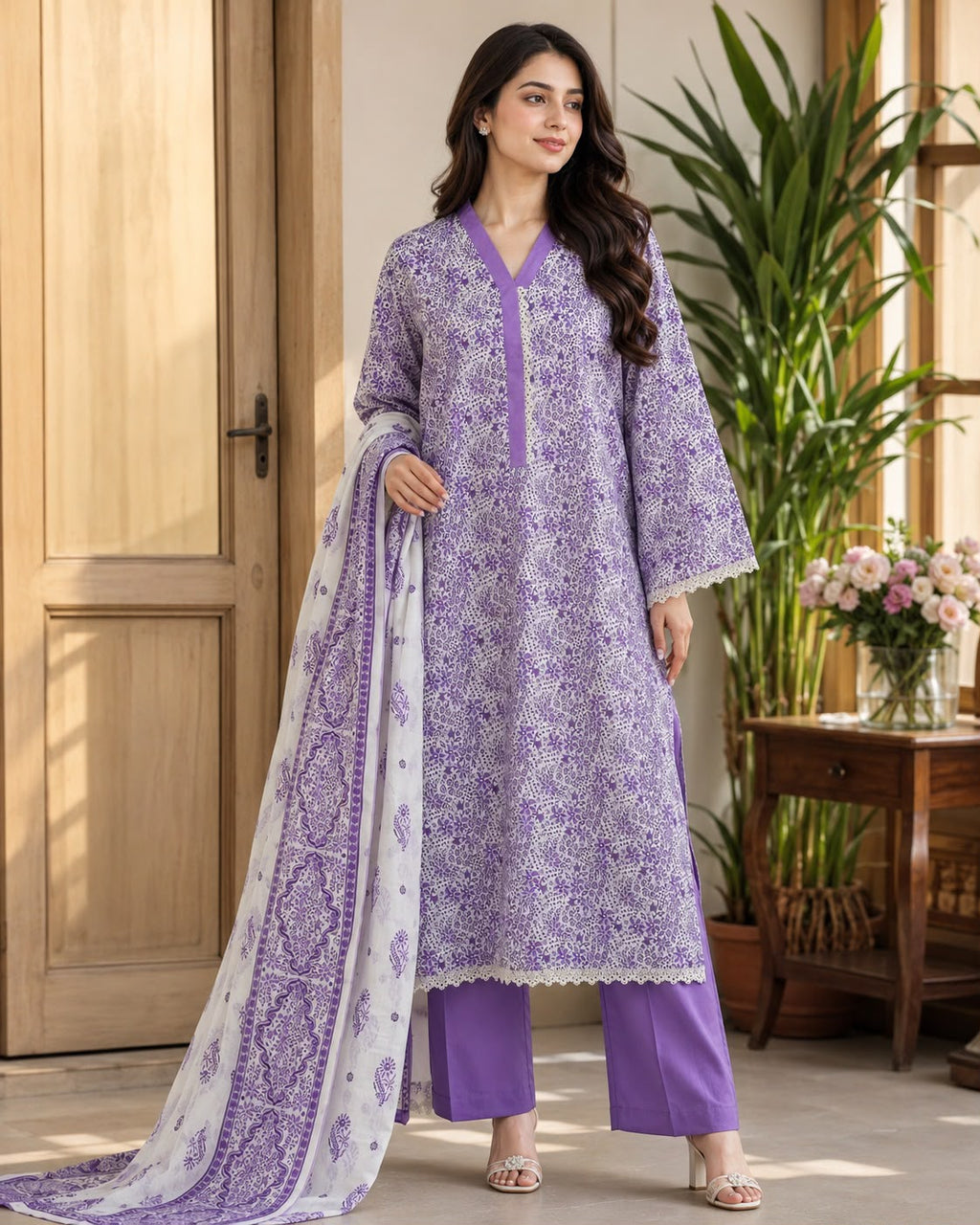 Dilkash Wrinkle Free D-1571-E