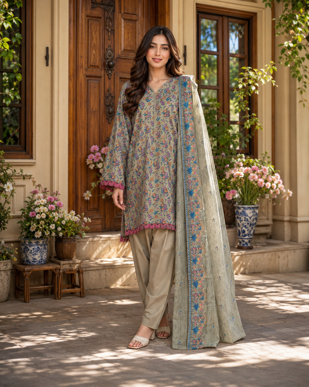 Khushboo Wrinkle Free D-1005-C
