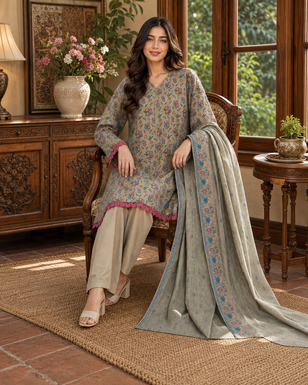 Khushboo Wrinkle Free D-1005-C