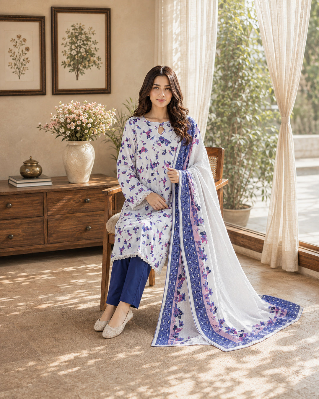 Dilkash Wrinkle Free Coll D-1013-E